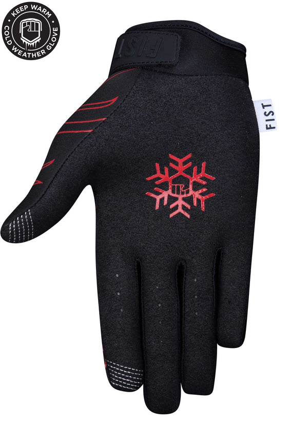 RED FLAME FROSTY FINGERS COLD WEATHER GLOVE | YOUTH